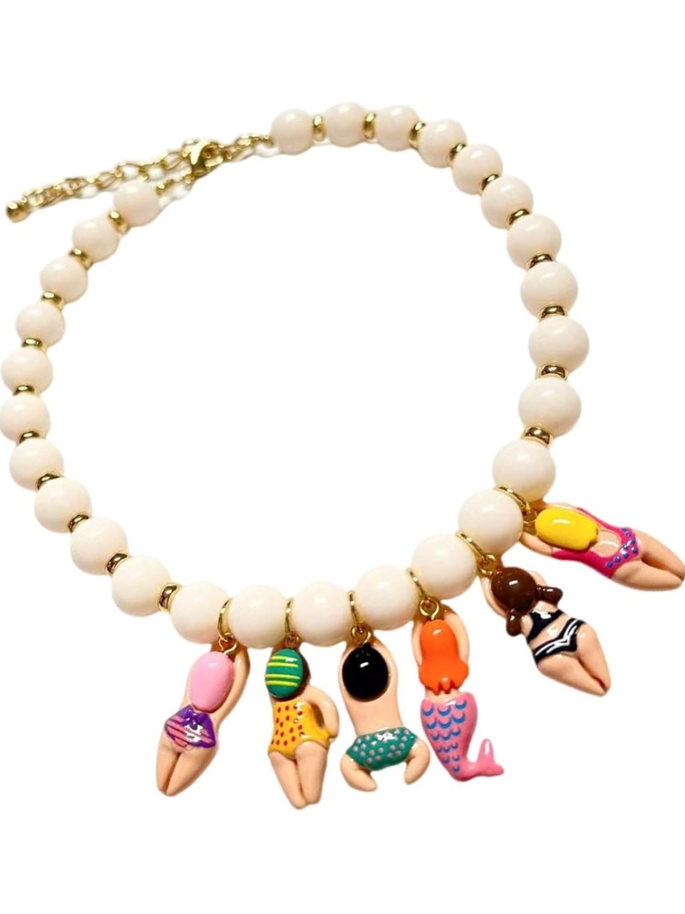 New! Beach Babes Bikini Girls Necklace - Picture 6 of 7